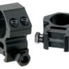 Utg Rings 1" Medium Profile - Matte Black Picatinny/Weaver