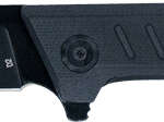 COBRATEC SMALL RIPTIDE FOLDER - 2" BLACK/BLACK D2 BLADE