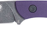 COBRATEC D2 SKINNER 3.75" FULL - TANG PURPLE G10 W/KYDEX SHEATH