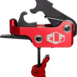Elftmann Trigger Se AR Pltfrms - Curved 2.75-4Lbs Red