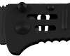 SOG KNIFE SLIM JIM BLACK TINI - BLACK CLIP POINT 3.18" BLADE