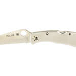 Spyderco Police Stnls Plainedge