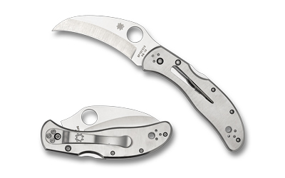 Spyderco Harpy Clipit Ss 2.75" Silv