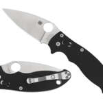Spyderco Manix 2 Black G10 Plainedge