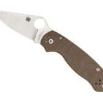 Spyderco Para 3 Cru Wear Brn Mcrta