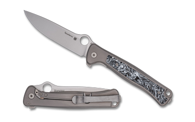 Spyderco Slym Stonewash Ti 3.42" GRY