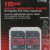 STEALTH CAM SDHC MEMORY CARD - 16GB 2PK SUPER SPEED CLASS 10