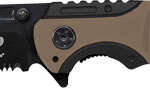 Smith & Wesson S&Amp;W Knife M&Amp;P Index Flipper - 3.5" Black/Desert Tan Clip Pt OEM Part