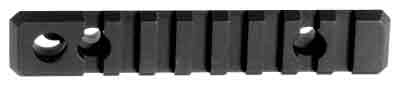 TROY RAIL SECTION 4.2" BLACK - QUICK-ATTACH W/QD SWIVEL HOLE