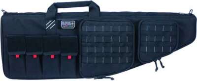 GPS TACTICAL AR CASE 42" BLACK - W/ HANDGUN HOLDER