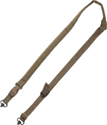 TAC SHIELD SLING TACTICAL - 2-POINT QD PADDED COYOTE