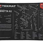 Tekmat Ultra Pstl Mat Beretta 92 BLK
