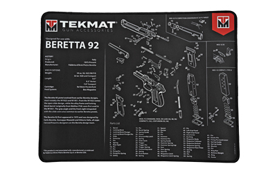Tekmat Ultra Pstl Mat Beretta 92 BLK
