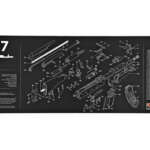 Tekmat Rifle Mat Ak47 BLK