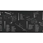 Tekmat Rifle Mat AR-10 BLK
