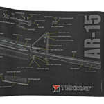 Tekmat Cutaway Rifle Mat AR-15 BLK