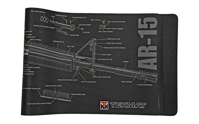 Tekmat Cutaway Rifle Mat AR-15 BLK