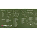 Tekmat Rifle Mat AR-15 OD Green