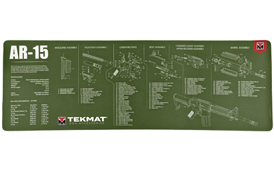 Tekmat Rifle Mat AR-15 OD Green