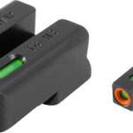 TRUGLO SIGHT SET 1911 260/450 - TFX PRO GREEN/ORANGE OUTLINE