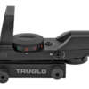 TRUGLO RED DOT OPEN 4 RETICLE BLACK
