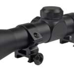 TRUGLO SCOPE BUCKLINE 4X32MM - DUPLEX BLACK W/WEAVER RINGS