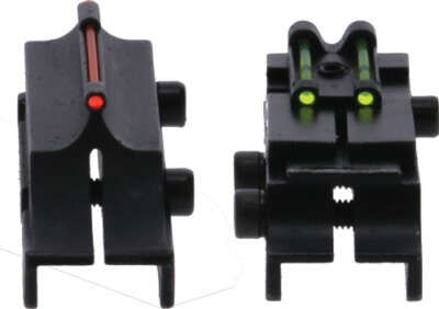 TRUGLO SIGHT SET GOBBLE-DOT - PRO SERIES .375" RIBS RED/GRN