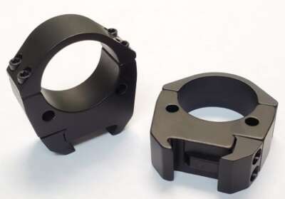 TALLEY RINGS 35MM LOW MODERN - SPORTING RIFLE BLACK