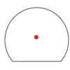 TRIJICON SRO 5 MOA RED DOT COY BRN