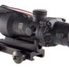 TRIJICON ACOG 4X32 W RED CHEV FLTTP