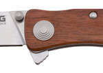 SOG KNIFE TWITCH II - SATIN POLISH WOOD HANDLE