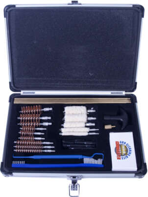 GUNMASTER UNIVERSAL SELECT .22 - CLEANING KIT ALUM CASE 30 PCS