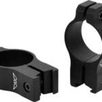 Warne Vapor 1" Hgh Matte Rings - Aluminum Fits 3/8-11mm Dvetail