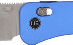 We Knife Banter 2 2.87" Blue - Aluminum/Satin Crossbar Lock
