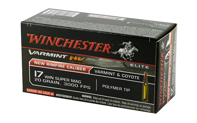WIN VARMINT HV 17WSM 20GR PT 50/500
