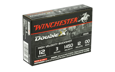 WIN DBL X HV 12GA 3" 00BK 12P 5/250