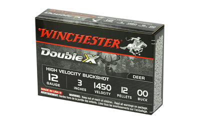 WIN DBL X HV 12GA 3" 00BK 12P 5/250