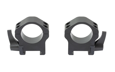 Warne Maxima 1" Hrz QD Med Rings BLK