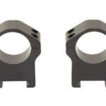 Warne Maxima 1" Hrz QD Hi Rings BLK