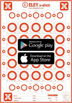 Eley X-Shot Targets 25 Pack