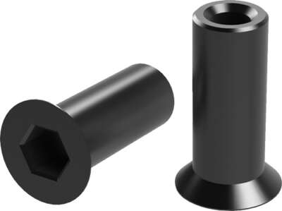 YHM VICTRA 12 SLEEVE NUT - ALLEN 12GA SET OF 2