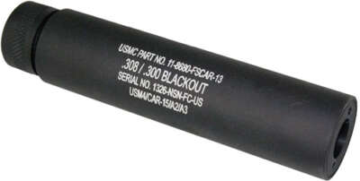 Guntec AR-10 Slip Over Fake - Suppressor Black
