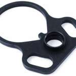 Guntec Ar15 Single Point Sling - QD Adapter Ambi Black