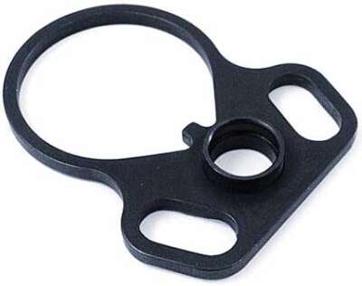 Guntec Ar15 Single Point Sling - QD Adapter Ambi Black