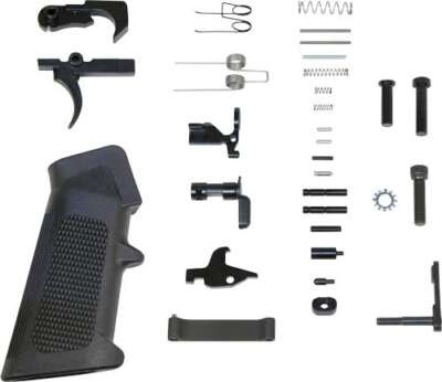Guntec Complete Lower Parts - Kit AR-15 With A2 Pistol Grip