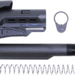 Guntec Multi Cal Collapsible - Stock Set W/Adj Cheek Riser