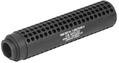 Guntec AR-15 Fake Suppressor - Socom Style 1/2X28 Tpi Black