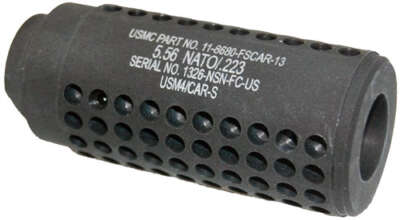 Guntec AR-15 Fake Suppressor - Socom Mini 1/2X28 Tpi Black