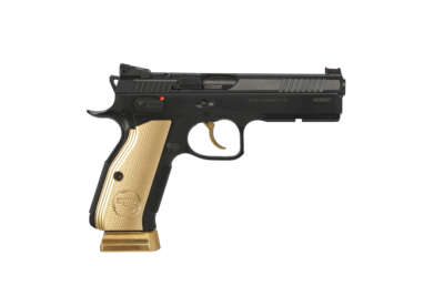 CZ 75 SHADOW 2 9MM 5" GOLD OR AS#