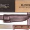 Ka-Bar Becker Kephart Knife - 5.12" Bld Wlnt Hndle Lthr Shth